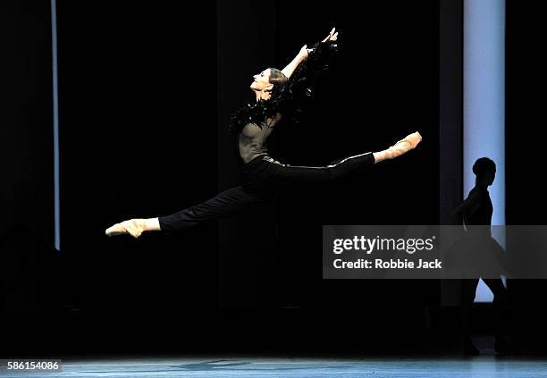 Anna Tikhomirova as The Housekeeper in The Bolshoi Ballet's production of Jean-Christophe Maillot's The Taming of the Shrew at The Royal Opera House...