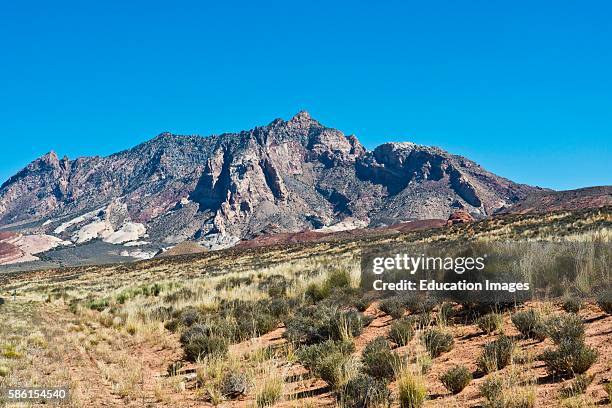 North America, USA, Utah, Henry Mountains, Mount Ellsworth.
