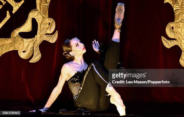 The Housekeeper Anna Tikhomirova in the Bolshoi Ballet's production of "The Taming of the Shrew" choreographed by Jean-Christophe Maillot at The...