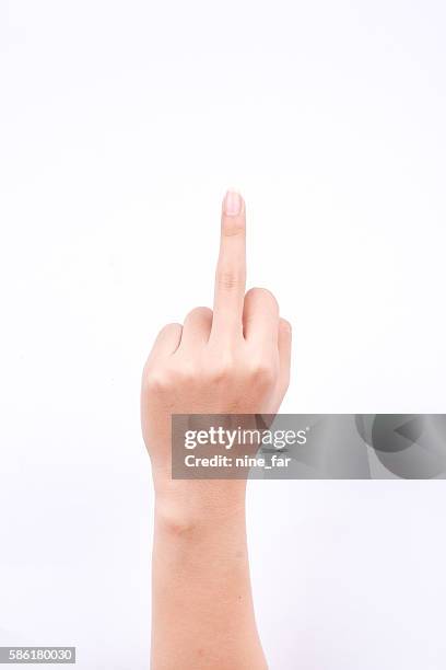 Hand Symbols Middle Finger Sign Gesture Meaning Fuck You High-Res