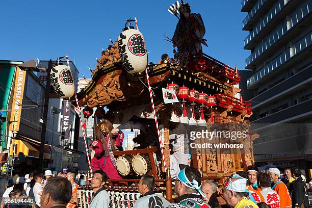 hachioji summer festival in tokyo, japan - hachioji stock pictures, royalty-free photos & images