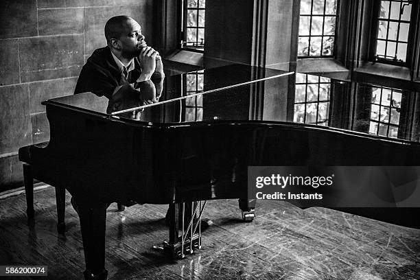 pensive composer - pianist stock pictures, royalty-free photos & images