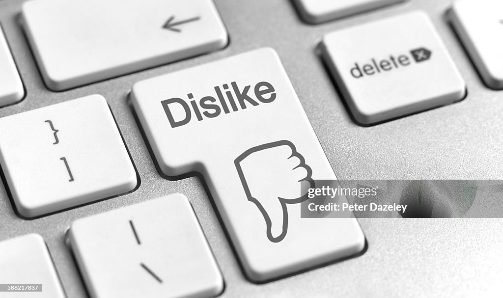 Dislike computer key