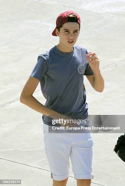 Pablo Nicolas Urdangarin is seen on on August 4, 2016 in Palma de Mallorca, Spain.