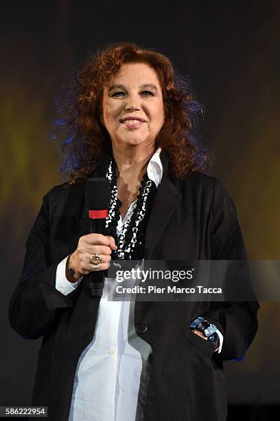 Stefania Sandrelli receives the Leopard Club Award during the 69th Locarno Film Festival on August 5, 2016 in Locarno, Switzerland.