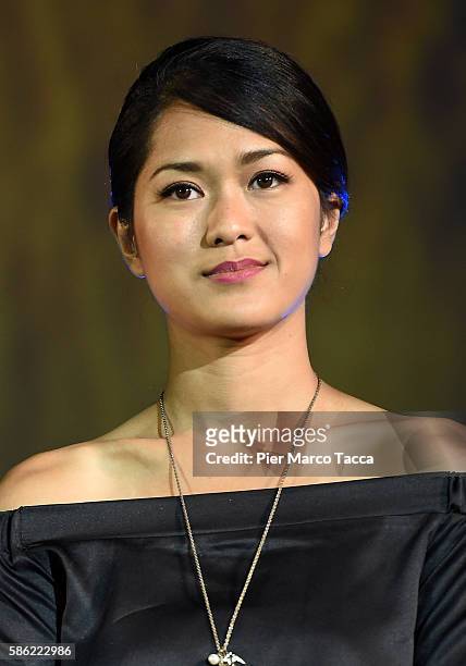 Actress Prisia Nasution attends 'Interchange' premiere during the 69th Locarno Film Festival on August 5, 2016 in Locarno, Switzerland.