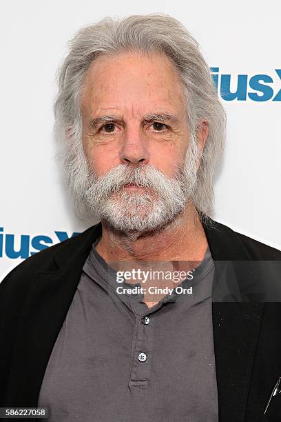 Founding member of the Grateful Dead, musician Bob Weir visits the SiriusXM Studios on August 5, 2016 in New York City.