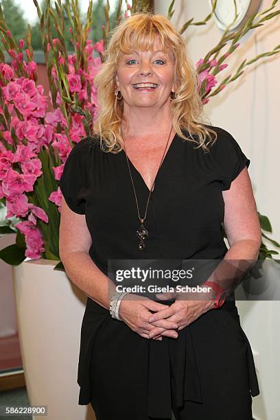 Inger Nilsson during the late night shopping at Designer Outlet Soltau on August 5, 2016 in Soltau, Germany.