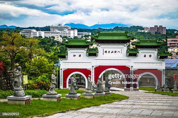 baguashan great buddha scenic area (八卦山大佛風景區), in mountain pagua, changhua (彰化) taiwan (台湾) - 台湾 fotografías e imágenes de stock