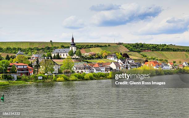 village of nierstein germany - nierstein stock pictures, royalty-free photos & images