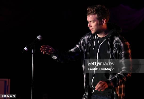 Comedian Anthony Jeselnik performs on The Barbary Stage during the 2016 Outside Lands Music And Arts Festival at Golden Gate Park on August 5, 2016...