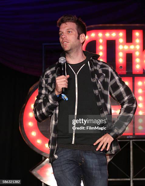 Comedian Anthony Jeselnik performs on The Barbary Stage during the 2016 Outside Lands Music And Arts Festival at Golden Gate Park on August 5, 2016...