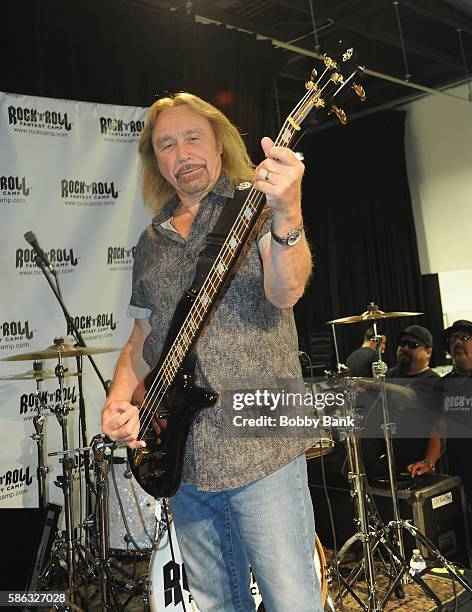 Musician Ian Hill of Judas Priest attends Rock And Roll Fantasy Camp at Amp Rehearsal on August 5, 2016 in North Hollywood, California.