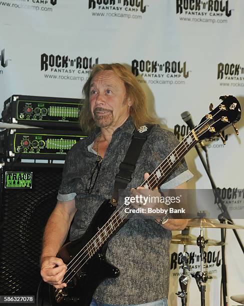 Musician Ian Hill of Judas Priest attends Rock And Roll Fantasy Camp at Amp Rehearsal on August 5, 2016 in North Hollywood, California.