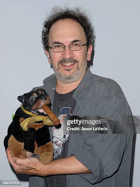 Robert Smigel and Triumph, the Insult Comic Dog attend the Hulu TCA Summer 2016 at The Beverly Hilton Hotel on August 5, 2016 in Beverly Hills,...