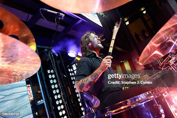 Chris Thompson of the Eli Young Band performs at 4th Street Live on August 5, 2016 in Louisville, Kentucky.