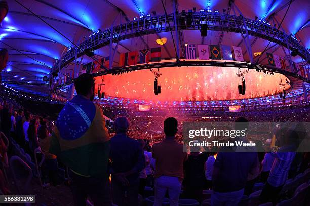 31st Rio 2016 Olympics / Opening Ceremony Illustration / Olympic / Fireworks / Spectator / Public /Maracana stadium / Summer Olympic Games / Tim De...