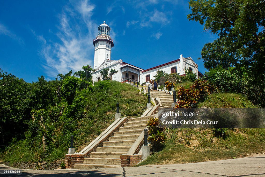 Distant view of cape bojeador lighthouse