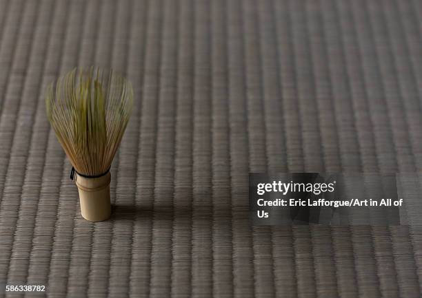 Tea whisk fot tea ceremony in daitoku-ji, kansai region, kyoto, Japan on May 25, 2016 in Kyoto, Japan.