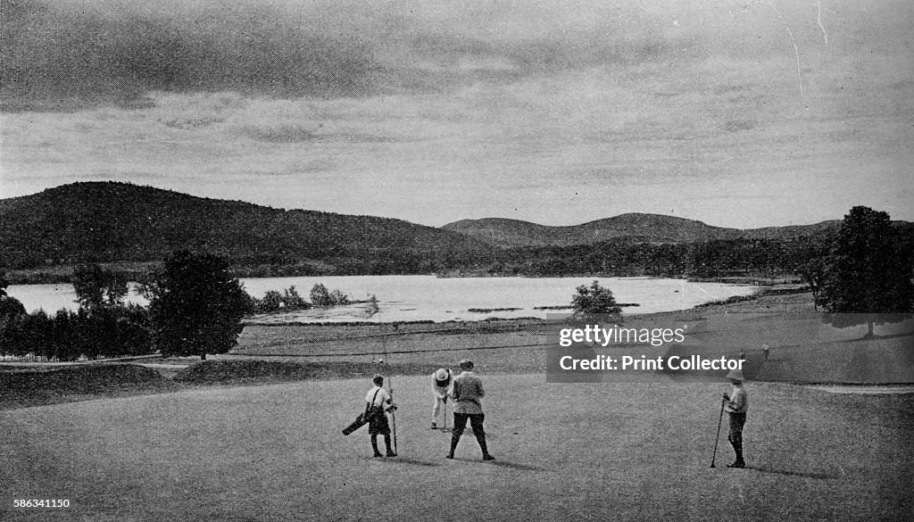 2nd Green On Leatherstocking Golf Course At Coopertown, New York, 1925