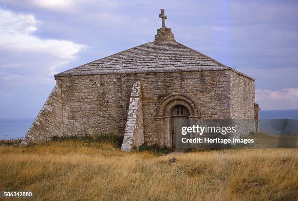 St. Aldhelms Chapel, Worth Matravers, west of Swanage, Dorset, 20th century. Norman chapel in Worth Matravers, Swanage dating from the 13th century....