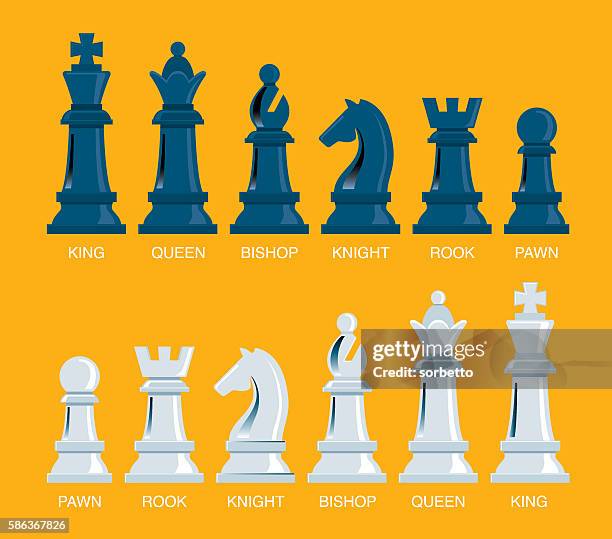 チェスの駒を持つチーム - チェス クイーン点のイラスト素材／クリップアート素材／マンガ素材／アイコン素材