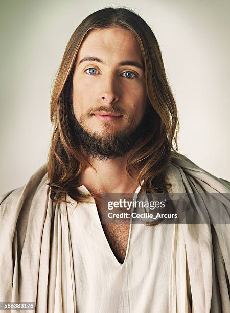 jesus of nazareth - white jesus stock pictures, royalty-free photos & images
