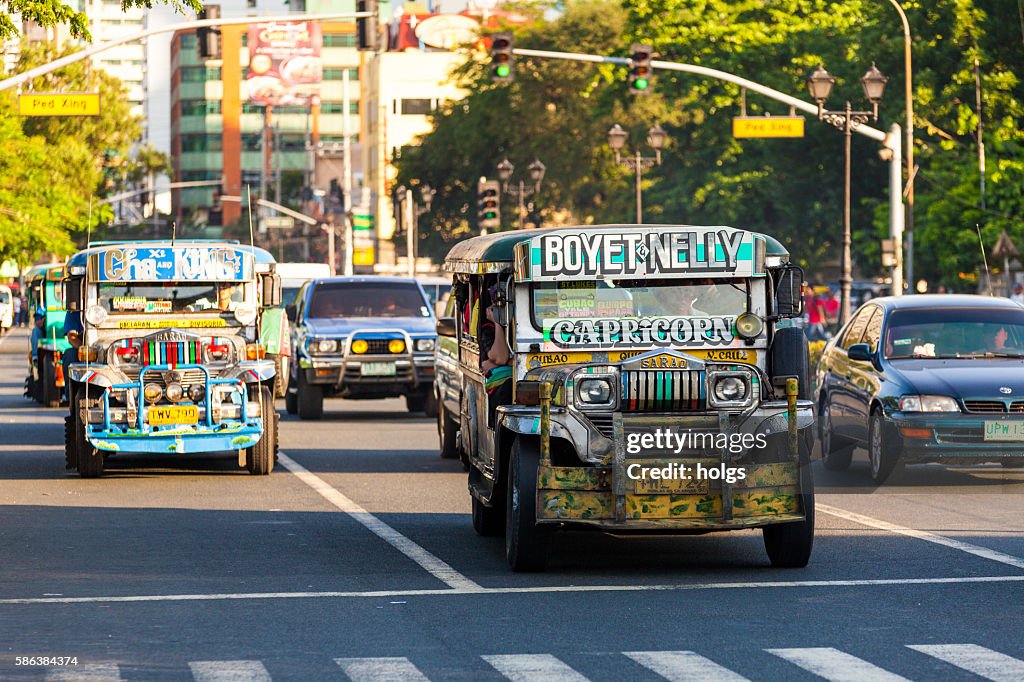 Jeepneys in Ermita
