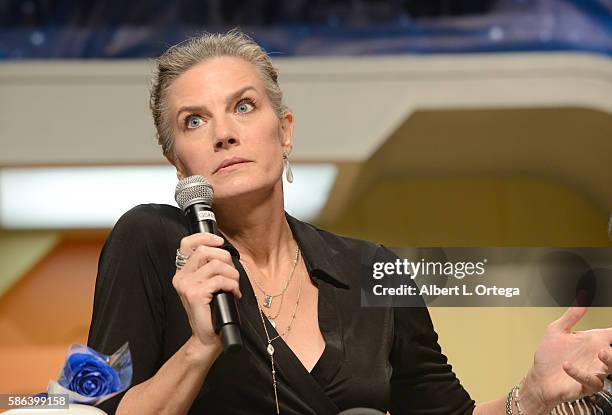 Actress Terry Farrell on day 3 of Creation Entertainment's Official Star Trek 50th Anniversary Convention at the Rio Hotel & Casino on August 5, 2016...