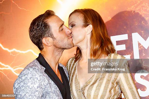 Marcel Remus and Marcia Cross attend the Remus Lifestyle Night 2016 on August 4, 2016 in Palma de Mallorca, Spain.