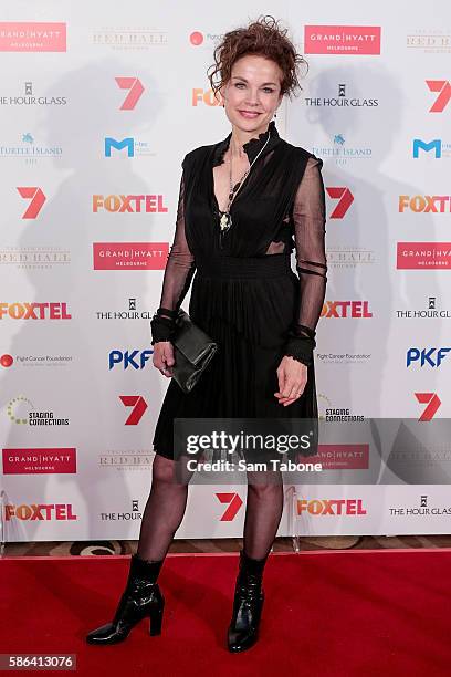 Sigrid Thornton Attends the 24th Anniversary Red ball on August 6, 2016 in Melbourne, Australia.