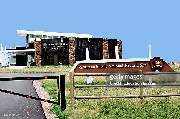 North America, USA, South Dakota, Wall, Minuteman Historic Site, Visitor Center.