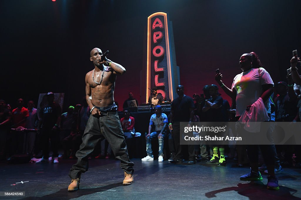 Dmx Rapper Show Rapper DMX performs live on stage at The Apollo Theater on August 5 ...