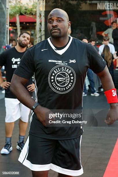 Marcellus Wiley, Co-Host, ESPNs SportsNation attends the 8th Annual Nike Basketball 3ON3 Tournament> at Microsoft Square on August 5, 2016 in Los...