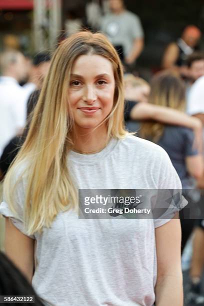 Actress Whitney Port poses for a picture at the 8th Annual Nike Basketball 3ON3 Tournament> at Microsoft Square on August 5, 2016 in Los Angeles,...