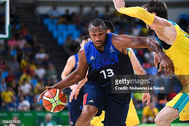 Boris Diaw of France during Basketball game between France and Australia on Olympic Games 2016 at Carioca Arena 1 on August 6, 2016 in Rio de...