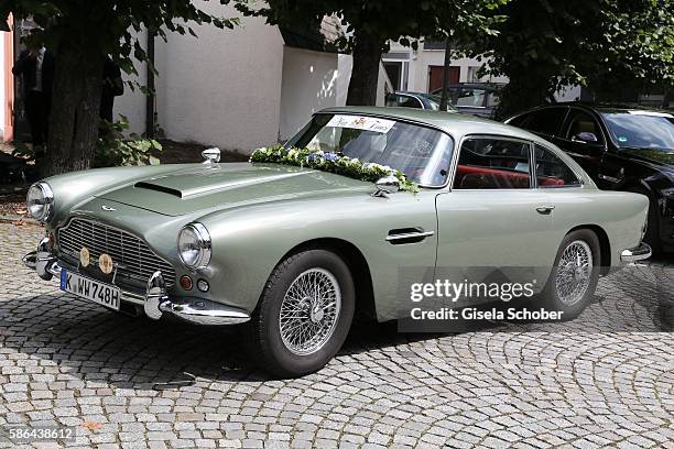 General view during the wedding of Prince Maximilian zu Sayn-Wittgenstein-Berleburg and Franziska Balzer on August 6, 2016 in Bad Laasphe, Germany.