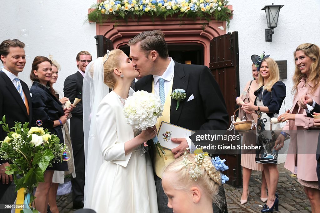 Wedding Of Prince Maximilian zu Sayn-Wittgenstein-Berleburg And Franziska Balzer