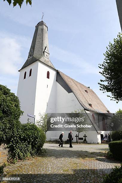 General view during the wedding of Prince Maximilian zu Sayn-Wittgenstein-Berleburg and Franziska Balzer on August 6, 2016 in Bad Laasphe, Germany.