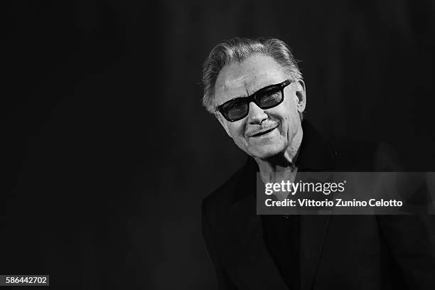 Harvey Keitel attends the Lifetime Achievement Award ceremony during the 69th Locarno Film Festival on August 6, 2016 in Locarno, Switzerland.