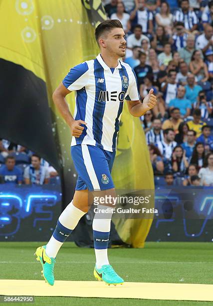 Porto's midfielder Ruben Neves during FC Porto's team presentation before the start of the Pre-Season Friendly match between FC Porto and Villarreal...
