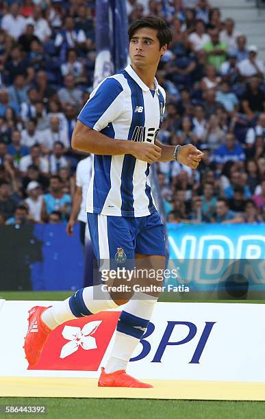 Porto's midfielder Joao Carlos Teixeira during FC Porto's team presentation before the start of the Pre-Season Friendly match between FC Porto and...