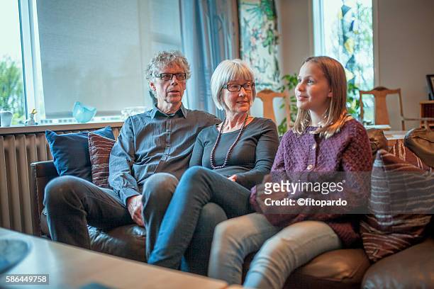 iceland family talking and enjoying each other - serious interview stock pictures, royalty-free photos & images