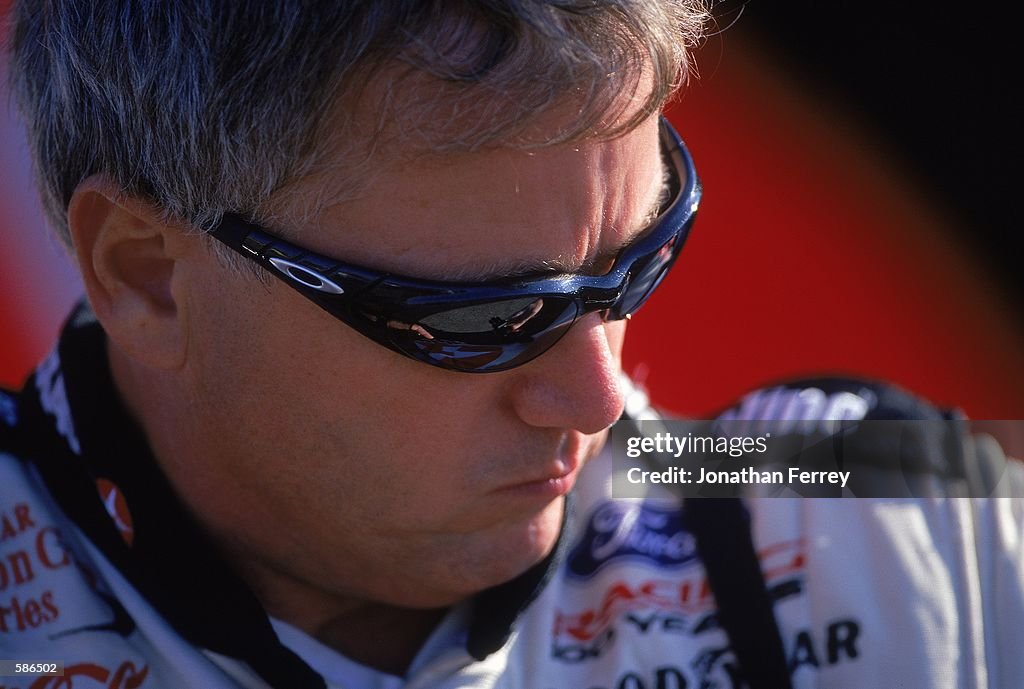 Ricky Rudd Background A close up of Ricky Rudd who drives the Texaco Havoline Ford Taurus ...