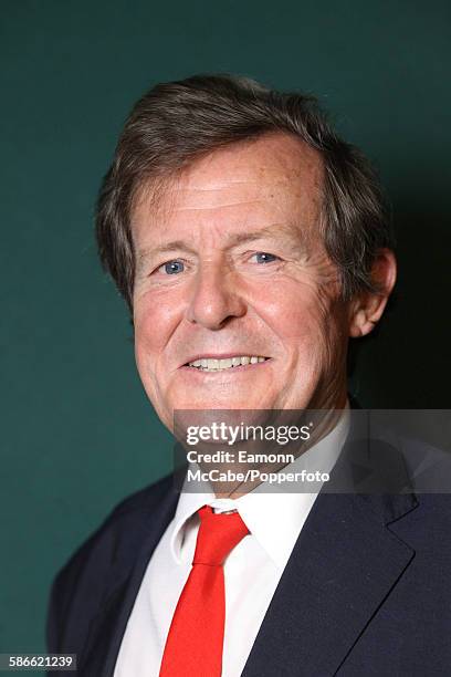 English playwright, screenwriter and theatre and film director, Sir David Hare, 4th October 2014.