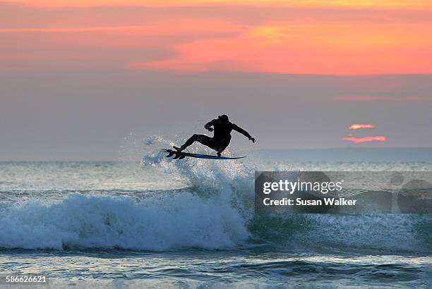 surfing fins - croyde stock pictures, royalty-free photos & images