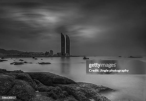 Ocean At Gulangyu Island, Stock-Foto