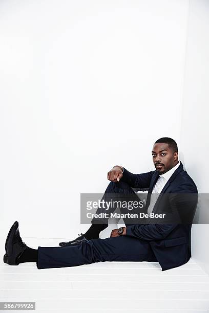 David Ajala from USA's 'Falling Water' poses for a portrait at the 2016 Summer TCA Getty Images Portrait Studio at the Beverly Hilton Hotel on July...