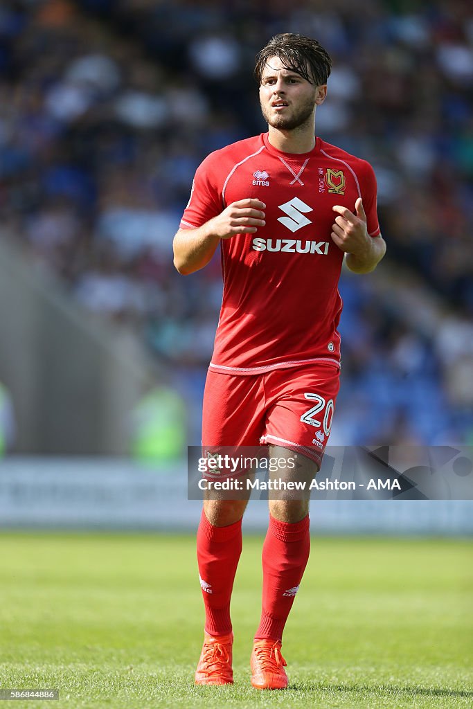 Giorgio Rasulo Giorgio Rasulo of MK Dons during the Sky Bet League One match between ...