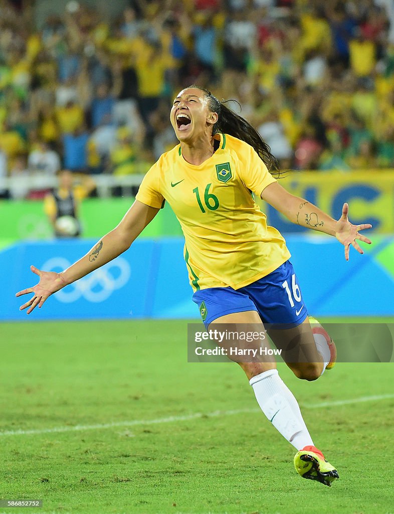 Brazil v Sweden - Women's Football - Olympics: Day 1